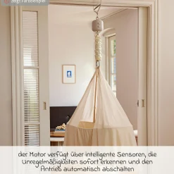 Federwiegenmotor LeeLo02 für Federwiege Membantu - Grey