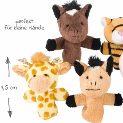Fingerpuppen Wildtiere 8 Stück