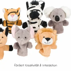 Fingerpuppen Wildtiere 8 Stück