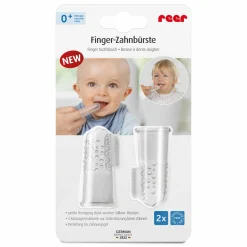 Fingerzahnbürste 2 Stück aus Silikon