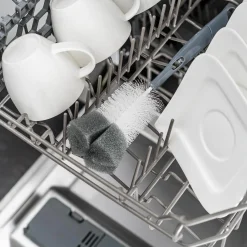 Flaschen- und Saugerbürste 2-in-1 - Grau