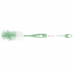 Flaschenbürste 2in1 mit Saugerbürste - Grün