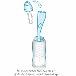 Flaschenbürste 2in1 mit Saugerbürste