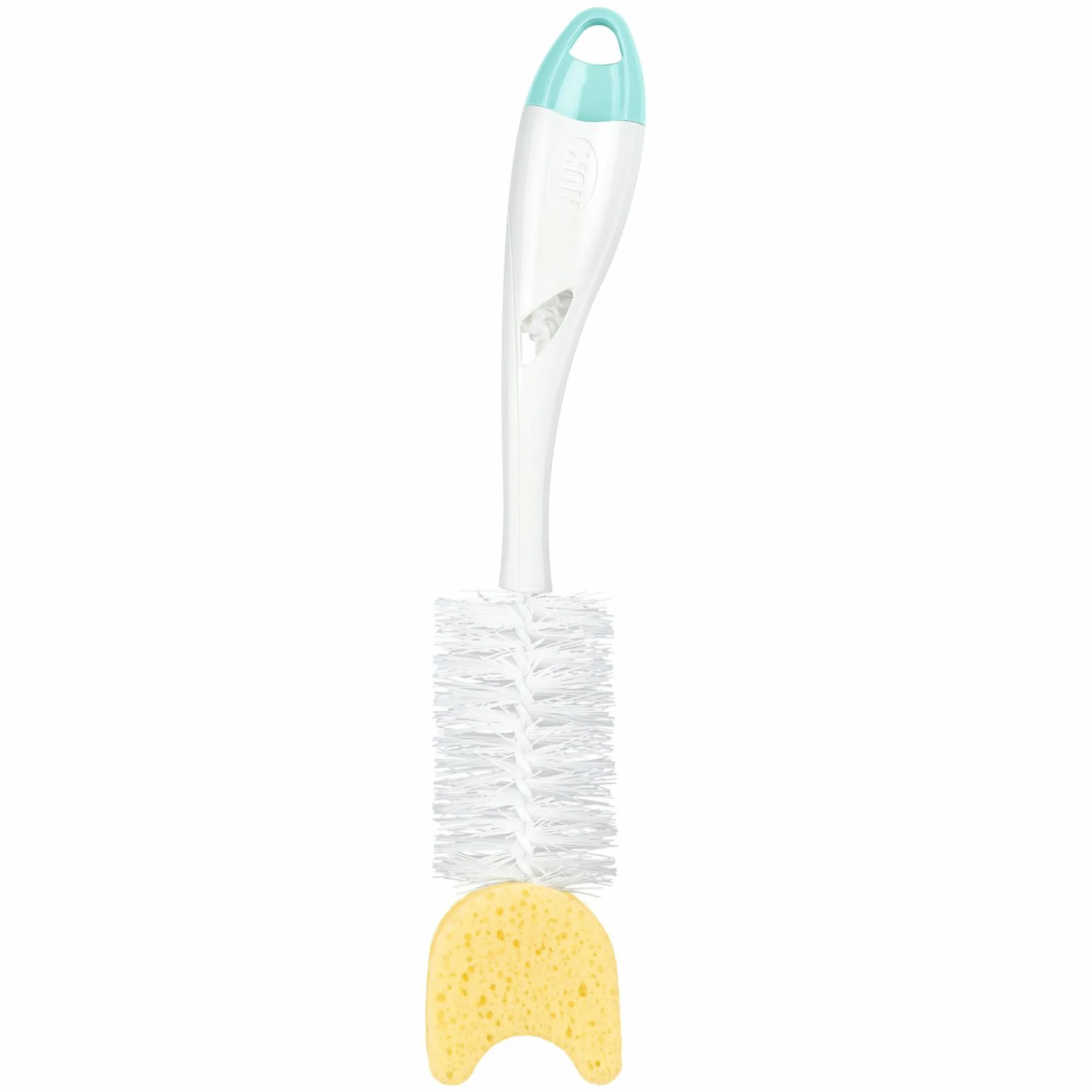 Flaschenbürste 2in1 mit Schwamm & Saugerbürste