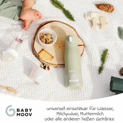Flaschenwärmer für unterwegs Moov & Feed - Sage Green
