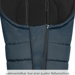 Fleece-Fußsack Benno für Buggy, Sport- und Kinderwagen - Deep Sea