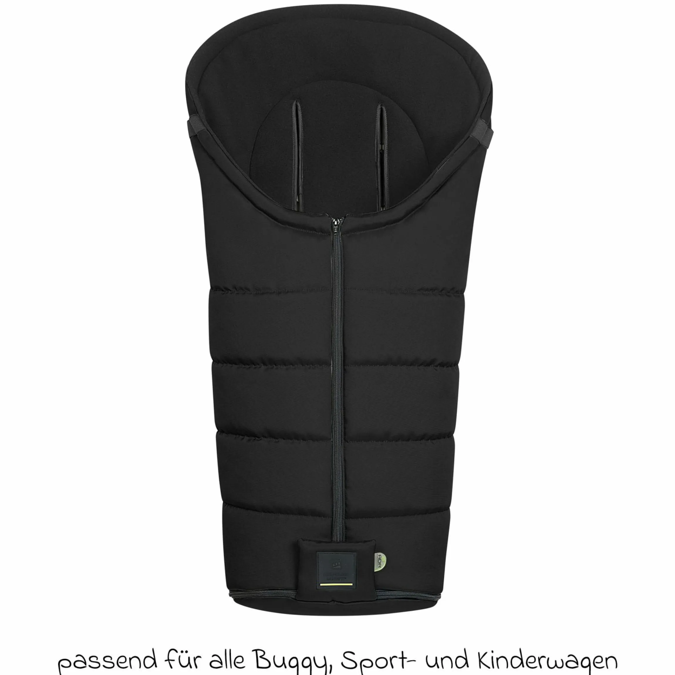 Fleece-Fußsack Benno für Buggy, Sport- und Kinderwagen - Black