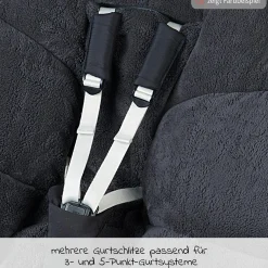 Fleece-Fußsack Carlo für Kinderwagen, Sportwagen & Buggy - Black
