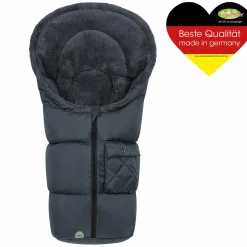 Fleece-Fußsack Gino für Babyschalen & Babywannen - Anthrazit