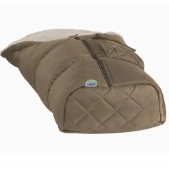 Fleece-Fußsack Gino für Babyschalen & Babywannen - Dark Wood
