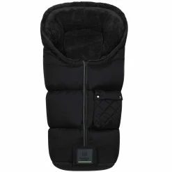 Fleece-Fußsack Gino-cs für Buggy, Sport- und Kinderwagen - Black