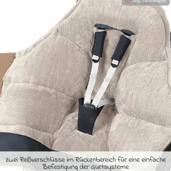Fleece-Fußsack Gino-cs für Buggy, Sport- und Kinderwagen - Steel Green