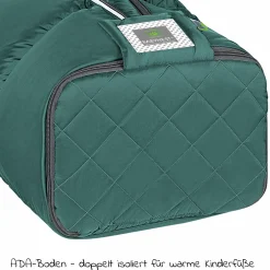 Fleece-Fußsack Gino-cs für Kinderwagen, Sportwagen & Buggy - Cosy Green
