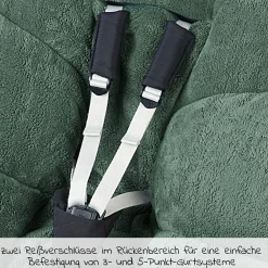 Fleece-Fußsack Gino-cs für Kinderwagen, Sportwagen & Buggy - Cosy Green