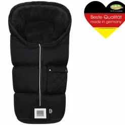 Fleece-Fußsack Gino-cs für Kinderwagen, Sportwagen & Buggy - Black