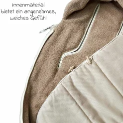 Fleece-Fußsack Hau Kea für Kinderwagen & Buggy - Sand