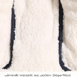 Fleece-Fußsack Hoody 2.0 für Babyschale und Babywanne - Anthracite