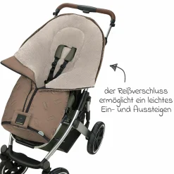 Fleece-Fußsack Oskar für Buggy, Sport- und Kinderwagen - Desert Sand