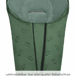 Fleece-Fußsack Oskar für Buggy, Sport- und Kinderwagen - Steel Green
