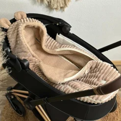 Fleece-Fußsack Plushy für Babyschalen & Babywannen - Cuban Sand