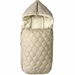 Fleece-Fußsack Recy XL aus 100% recyceltes Polyester für Kinderwagen & Buggy - Sand Cream