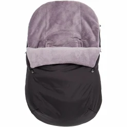 Fleece-Fußsack Sella für Babyschale und Babywanne - Schwarz