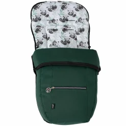 Fleece-Fußsack SoWi Casual mit Fleece-Einlage für Racer GTS, VIP GTS & Topline GTS - Panda Family - Kollektion 2024