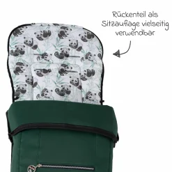 Fleece-Fußsack SoWi Casual mit Fleece-Einlage für Racer GTS, VIP GTS & Topline GTS - Panda Family - Kollektion 2024