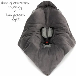 Fleece-Fußsack Tanaga für Babyschale und Babywanne - Salbei