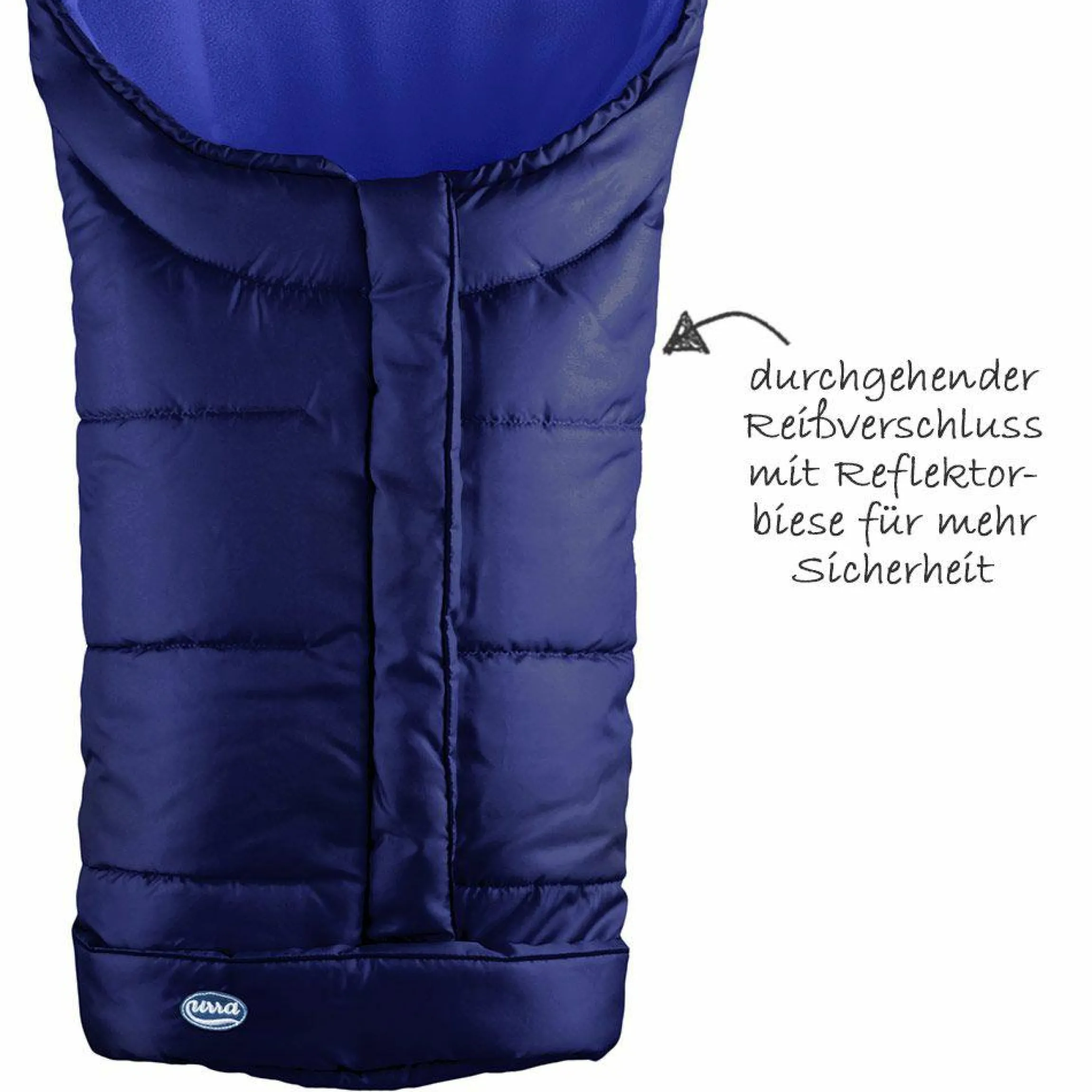 Fleece-Fußsack Urra - Marine