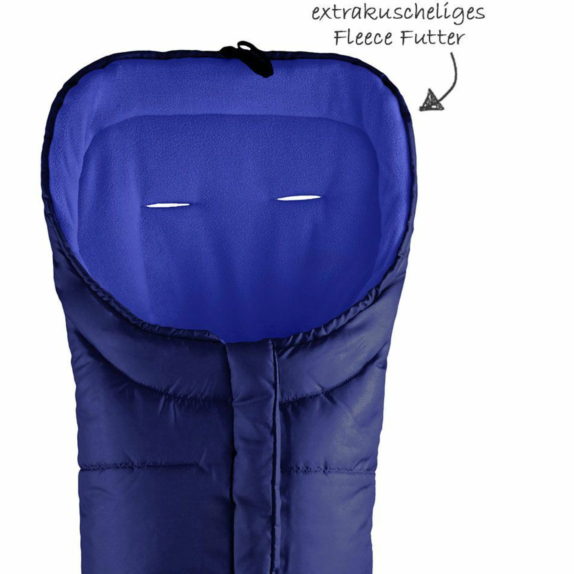 Fleece-Fußsack Urra - Marine