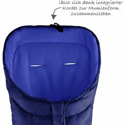 Fleece-Fußsack Urra - Marine