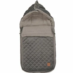 Fleece-Fußsack Velvet Kiki - Grey