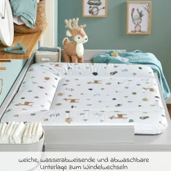Folien-Wickelauflage 72 x 85 cm - Waldtiere