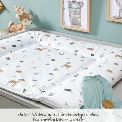 Folien-Wickelauflage 72 x 85 cm - Waldtiere