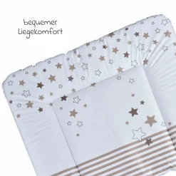 Folien-Wickelauflage 72 x 85 cm - Lieblingsmensch - Weiß