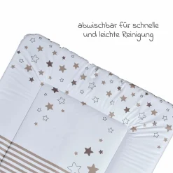 Folien-Wickelauflage 72 x 85 cm - Lieblingsmensch - Weiß