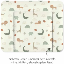 Folien-Wickelauflage 75 x 85 cm - Wild Friends Allover