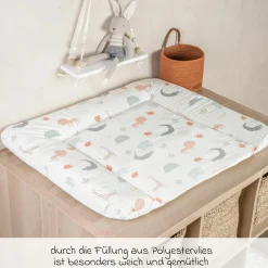 Folien-Wickelauflage 75 x 85 cm - Wild Friends Allover