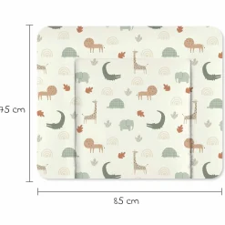 Folien-Wickelauflage 75 x 85 cm - Wild Friends Allover