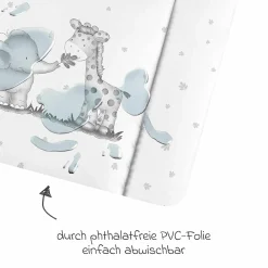 Folien-Wickelauflage Softy 75 x 85 cm - Dschungelbande