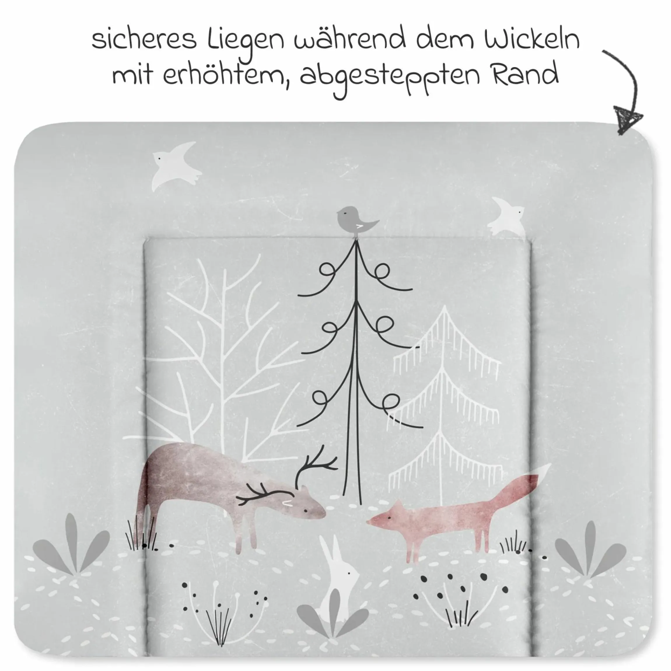 Folien-Wickelauflage Softy 75 x 85 cm - Woodlife