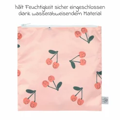 Frühstücksbeutel 2er Pack Snack Bag - Happy Fruits - Cherry