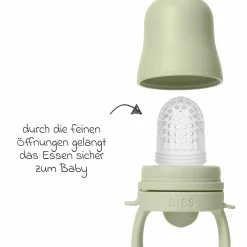 Fruchtsauger Baby Feeder mit 2x Silikon-Schnabel - Sage