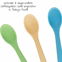 Fütterlöffel 3er Pack lang - Bunt