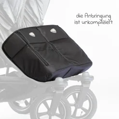 Fußdecke / Beindecke für Duo 2 Sportkinderwagen - Kollektion 2025