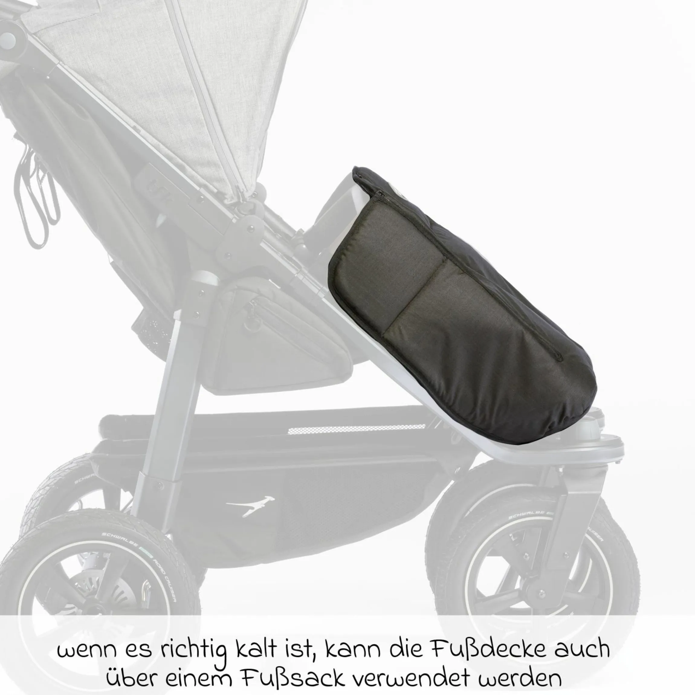Fußdecke / Beindecke für Duo 2 Sportkinderwagen - Kollektion 2025