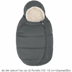 Fußsack für Babyschalen von Maxi-Cosi - Twillic Graphite