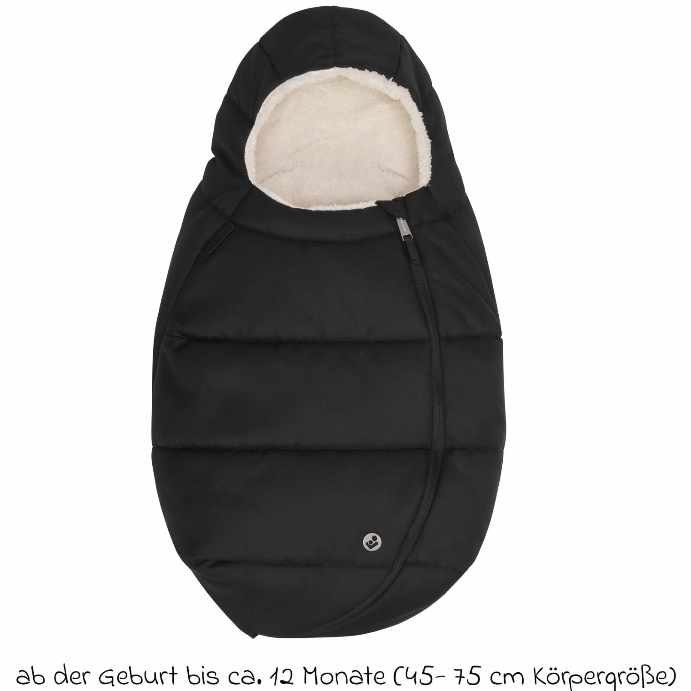 Fußsack für Babyschalen von Maxi-Cosi - Twillic Black