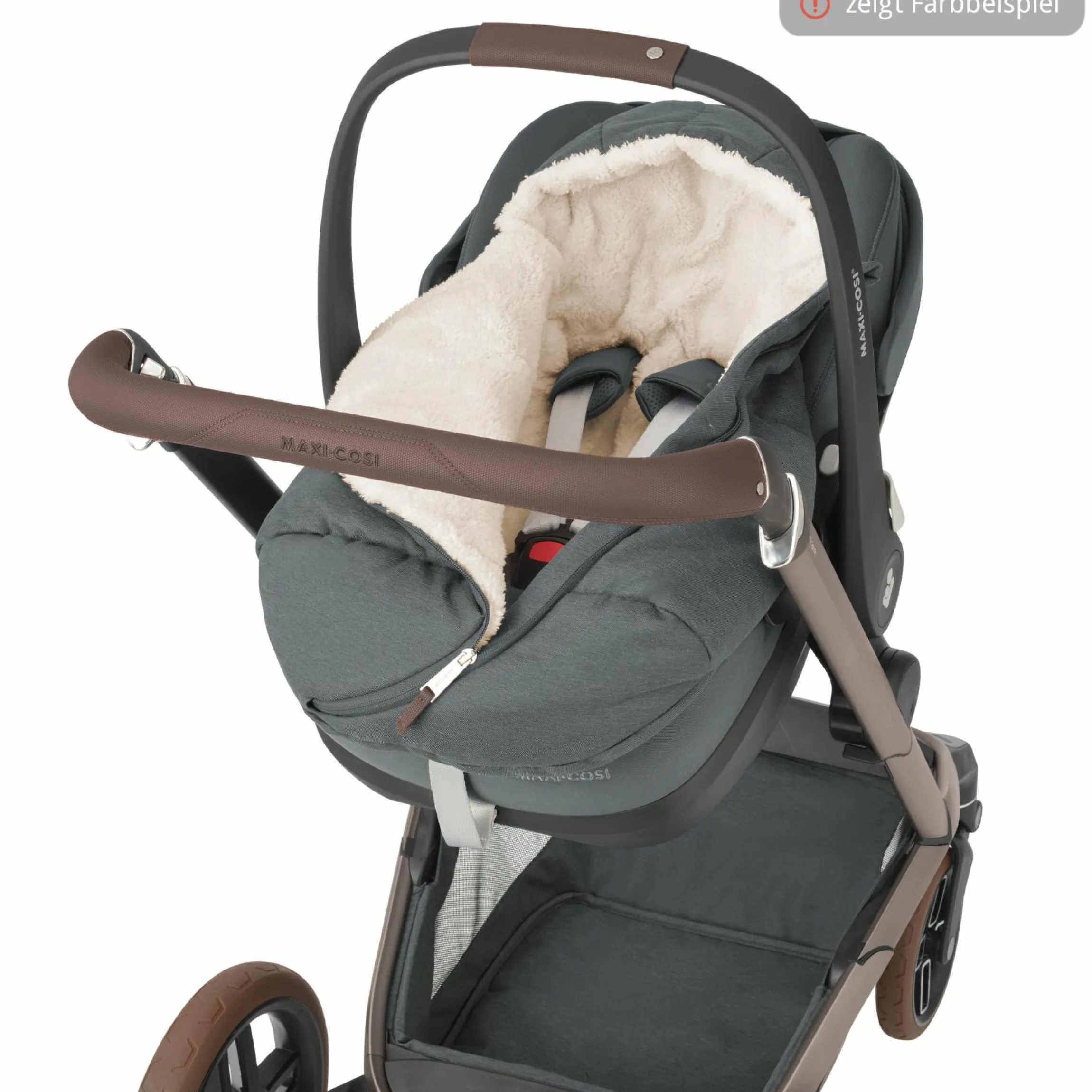 Fußsack für Babyschalen von Maxi-Cosi - Twillic Black